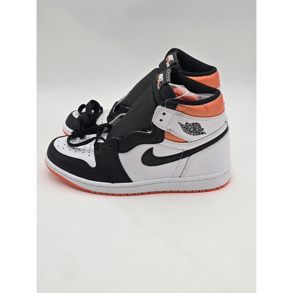 Nike Air Jordan 1 Retro High OG Shoes Mens Size 8.5 White Orange 555088-180